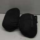 ULTECHNOVO Car Headrest Pillow for Neck Support with Side Pockets for Driving Reading and Travel Durable Black Design for Enhanced Safety (2 packs)