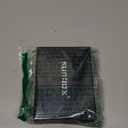 RUNBOX Slim Money Clip Wallets for Men RFID Blocking 11 Card Holder Minimalist Small Leather Bifold Men's Front Pocket Wallet Gift Box (Carbon Black)