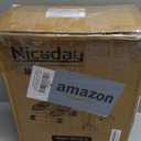 Niceday Steppers for Exercise, Stair Stepper with Resistance Bands, Mini Stepper with 300LBS Loading Capacity, Hydraulic Fitness Stepper with LCD Monitor