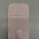 SURITCH for iPhone 16 Pro Case with Slide Camera Cover and Adjustable Kickstand, Compatible with MagSafe Protective Cover 6.3 Inch,Pink (Only Compatible with iPhone 16 Pro)