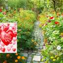 2 x 2 Pack Garden Flag St Patricks Day Garden Flag, St Patrick Flag 12x18 Burlap St Patricks Yard Flag for Garden and Home Decorations