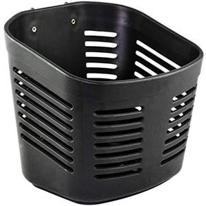 AlveyTech Front Basket Assembly for Go-Go ES and Pride Travel Pro Scooter - Replacement Black Oval Tiller Basket for GOGO & Mega Motion/Windermere Motion Rascal 3 & 4 Mobility Scooters (ACCASMB2606)