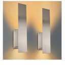 Indoor Wall Sconces, Modern Wall Lights, Up and Down Wall Mount Light, Dimmable Hardwired Wall Light for Bedroom, Living Room, Hallway, GU10 Bulbs Excluded, 2 Pack (Brushed Nickel)