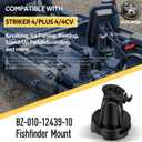 Secure Tilt/Swivel Mount for Garmin Striker 4 (010-01550-00), Plus 4/4Cv - Kayaking, Ice Fishing, Boating, and Stand-Up Paddle Board Accessories, 010-12439-10