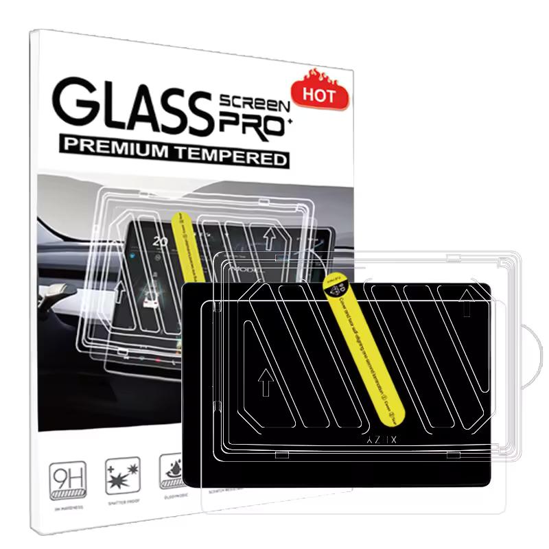 9H Hardness HD Easy Installation Tempered Glass Car Screen Protector for Tesla Model Y/Model 3 Car 2024 Accessories
