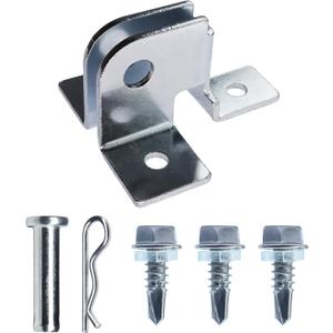 19792A04 Garage Door Opener Bracket, Door Reinforcement Bracket Door Bracket, Clevis Pin, Cotter Pin & Fasteners Included, Fit for Genie, Liftmaster, Sears, Craftsman 19782, 19792A, 19792B, 19792A04.S