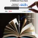 LISEN [CCC Certified] [Metal Alloy] 0.5" Ultra Slim 10000mAh Power Bank, TSA Approved Airplane Travel Essentials, Portable Charger USB C Fast Charging for iPhone 17 Air 16 15 Pro Samsung Galaxy S26