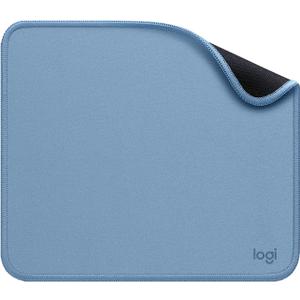 Logitech Mouse Pad - Studio Series, Computer Mouse Mat with Anti-Slip Rubber Base, Easy Gliding, Spill-Resistant Surface, Durable Materials, Portable, in a Fresh Modern Design, Blue Grey