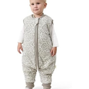 Baby Sleep Sack 6-12 Months, 2.5 TOG Warm Cotton Sleep Sack with Detachable Long Sleeves, Winter Wearable Blanket for Cold Nights, 2-Way Zipper Toddler Sleeping Sack, Hot Air Balloon