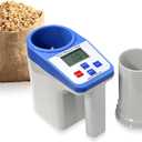 Grain Moisture Meter High Precision Grain Moisture Tester with Temperature Compensation and Data Storage Seed Moisture Meter for 16 Grains including Wheat, Corn, Coffee and More