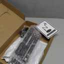 Heavy Duty Overhead Phone Mount for Desk, 17 in Long Arm iPhone Holder, 360 Swivel Stand for Video Recording, Filming, Live Streaming, Cooking, Painting, Crafting (Black)