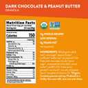 Love Crunch Organic Dark Chocolate & Peanut Butter Granola, 11.5 oz (Pack of 6), Non-GMO, Fair Trade, by Nature's Path (EXP 09/30/26)