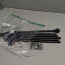 NICETOWN Thermal Insulated Black Blackout Curtains/Drapes 84 inches Length 2 Panels Set for Living Room, 42 inches Wide, Privacy Sound Reducing Room Darkening Draperies Window Treatment