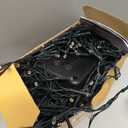 6 Pack 600 LED Solar String Lights for Outside, Solar Christmas Lights Outdoor with 8 Lighting Modes, Waterproof Green Wire Solar Powered Tree Light for Xmas Party Yard Garden Decorations (Cool White)