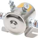 Upgrade Max 300A in Rush 12 Volt Solenoid Nickel-Plating for Golf Carts, Winch, Marine Heavy Duty (4-Terminal)