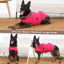 Meifsou Dog Anxiety Vest, Skin-Friendly Thunder Jacket for Dogs, Dog Calming Shirt for Thunder, Fireworks, Vet Visits and Separation - Keep Pet Calm Without Medicine, Fit for Small Medium Large Dogs