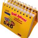 Dad Jokes Calendar 2025 with Inspiratinal Heartfelt Messages for Dad, 365 Days Desk Calendar Great Gift Father, Husband, Funny Emotional Gift