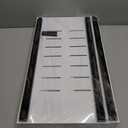 Expandable Cabinet Organizer - Quiet Sliding Pull Out Shelves 12.6"-20.5" for Kitchen (White)