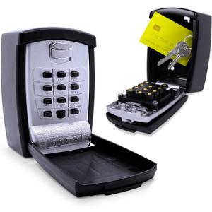 SL-590 Punch Button Lock Box - Secure Wall Mount Key Storage for Homes, Offices, and Rentals
