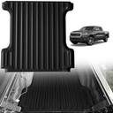 TripleAliners Truck Bed Mat Compatible with 2009-2025 2026 Dodge Ram 1500 & 2019-2024 Classic Accessories 5'7'' Perfectly Flush All Weather Protection TPE Heavy Duty Cargo Mat (Won't fit Rambox)