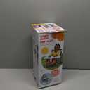 Bright Starts Pop 'N Sit Portable Booster, Indoor/Outdoor Use, Floor Seat with Feeding Tray, Grey, 6 Mos - 3 Yrs (Gray 2)