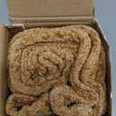 Pack of 2 Golden Brown Decorative Throw Pillow Covers 18x18 Cozy Soft Chenille Accent Vintage Square Couch Pillow Covers for Home Decor Bed Sofa Living Room