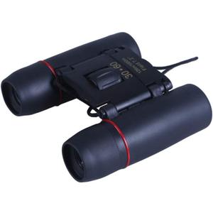 Telescope for Adults, 30x60 Compact Zoom Binoculars Long Range Folding Powerful Mini Telescope BAK4 Optics for Sports Camping Binoculars (Black)