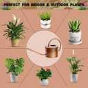 40 oz Decorative Copper Colored Galvanized Steel Watering Can - Easy Pour Gooseneck Spout for Indoor Plant Watering (Bronze)