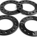 JiiinMiiin 4pcs 8 Lug 12mm(1/2") Universal Wheel Spacers 8x6.5 8x165.1 8x170 8x180,Forged Compatible for F250 E350 Ram 2500 3500 Express 3500 K3500 Silverado Suburban 2500 Sierra 2500HD 3500HD