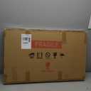 Gluck Plants Irregular Wall Mirror,18x22 Black Asymmetrical Unique Cloud Shape Frameless Vanity Waved Mirror for Bathroom, Bedroom, Living Room, Entryway, Fireplace