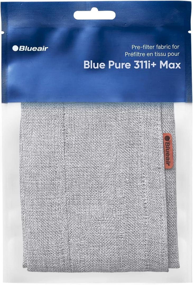 BLUEAIR Genuine Pre-Filter Blue Pure 311i+ Max Air Purifier, Washable Fabric, Fog Grey