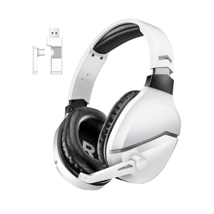 WolfLawS Wireless Gaming Headset with Noise Canceling Microphone for PS5, PC, PS4, 2.4G/Bluetooth Gaming Headphones with USB and Typec Connector, Wired Mode for Controller Gamecube