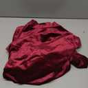 Mizoci Women's Sexy Bodycon Long Sleeve Elegant Velvet Mock Neck Mini Club Party Dress (Large, Wine Red)