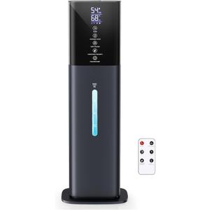 Humidifiers Large Room Bedroom with 7 Colors Light, 2.1Gal(8L) 3 Speed Quiet Ultrasonic Cool Mist Humidifier with 360 Nozzle, Humidity Setting, Timer,Aroma Box for Home Plant Baby Yoga Sleep (Blue)