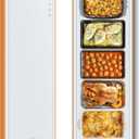 Extra Long 40"x12"-Tempered Glass Electric Warming Tray for Buffets Party/Home Daily UseWarming Mat for FoodFood Warming MatFood WarmerButton Temperature ControlHeating Fastly in 10s for Family (Extra Long-40x12, White)