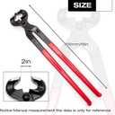 Hoypeyfiy Horse Hoof Nipper, 16 Inches Hoof Trimming Nipper,Horse Nail Clippers for Horses,Sheep,Goats,Alpacas,Veterinarians,Farm Supply