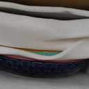 DOWAN 10" Vibrant Pasta, Salad & Soup Serving Bowls Set of 3, Embossed Large Porcelain Ceramic, Microwave & Dishwasher Safe, Bonita Design Dinnerware Dishes for Daily Dining, Family Gatherings, Party