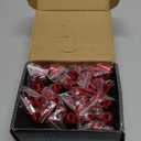 JDMSPEED New Red 20PCS M12X1.5 Cap Spiked Extended Tuner 60mm Aluminum Wheels Rims Lug Nuts