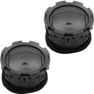 2 Pcs BC3Z-19893-AA Front Dashboard AC Heater Air Duct Vent Louvre, Replacement for Ford F Series 250 350 450 550 Truck 2011-2016