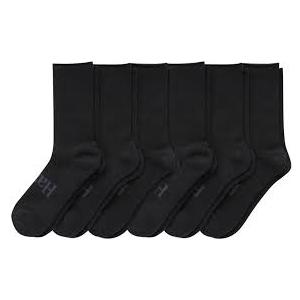 Hanes Men's Originals Supersoft Crew Socks, Stretch Crew Socks For Men, 6-12, 11-Pairs