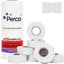 Perco 1 Line White Synthetic Labels  8,000 Blank Labels for Perco Lite, X, Plus & Pro 1 Line Guns  Water-Resistant, Tamper-Proof, Durable for Indoor & Outdoor Use  8 Rolls, 1 Sleeve  Made in USA