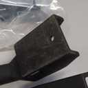 2PCS Black Powder-Coated Truck Side Steps with Mounting Brackets, 350 lbs Load Capacity Compatible with Chevy Ford Toyota GMC Dodge RAM Jeep Universal Compatible with Aluminum Step Bars