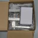 JO.KO 2 Pack Keyless Entry Door Lock, Square Door Lever for Bedroom, Passage Door Privacy Locking Interior/Exterior Entry Door Knob/Heavy Duty (Satin Nickel Keyless)