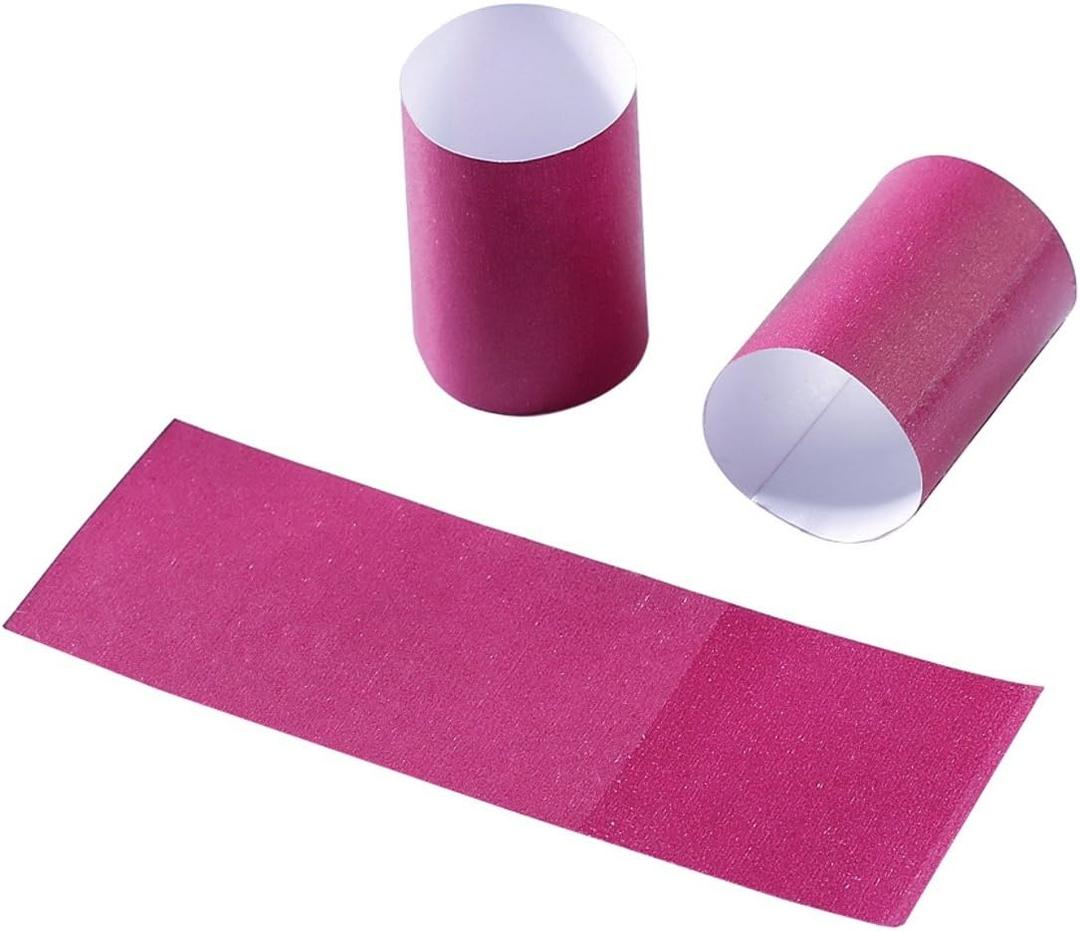 Gmark Paper Napkin Band Box of 500 (Burgundy), Paper Napkin Rings self Adhesive GM1050A