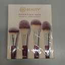 BK BEAUTY - ESSENTIALS FACE BRUSH SET (4PC) - Professional Makeup Brush Set for Liquid or Cream Foundations, Powder, Bronzer, Blush | Premium Makeup Brushes for Flawless Application