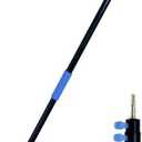 Telescopic Extension Pole with Hand Grip, 12 ft, Aluminium, 1.5 lbs, Blue