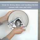 Vintage Easter Bunny Floral Decorative Kitchen Towels and Dish Towels Set of 2, Farmhouse Rabbit Hand Towels Tea Towel for Easter Bathroom Kitchen Decor 18x26 Inches