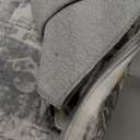 8x10 Area Rugs for Living Room, Machine Washable Non Slip Vintage Rug, Non-Slip Stain Resistant, Large Soft Home Decor Rug for Bedroom Dining Room (Blue/Grey,8'x10')