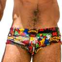 Taddlee Men Swimwear Swim Briefs Bikini Board Surf Shorts Boxer Trunks Swimsuits Red (Large, Xf19)