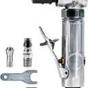 Air Die Grinder, Mini Right Angle Grinder Tool, 22000RPM Pneumatic Die Grinder, for Grinding Polishing Deburring Chamfering Engraving, 1/4 inch Collect Air Inlet